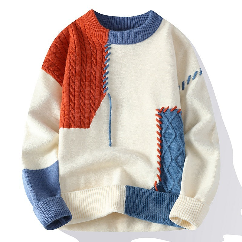Men’s Colorblock Knit Sweater