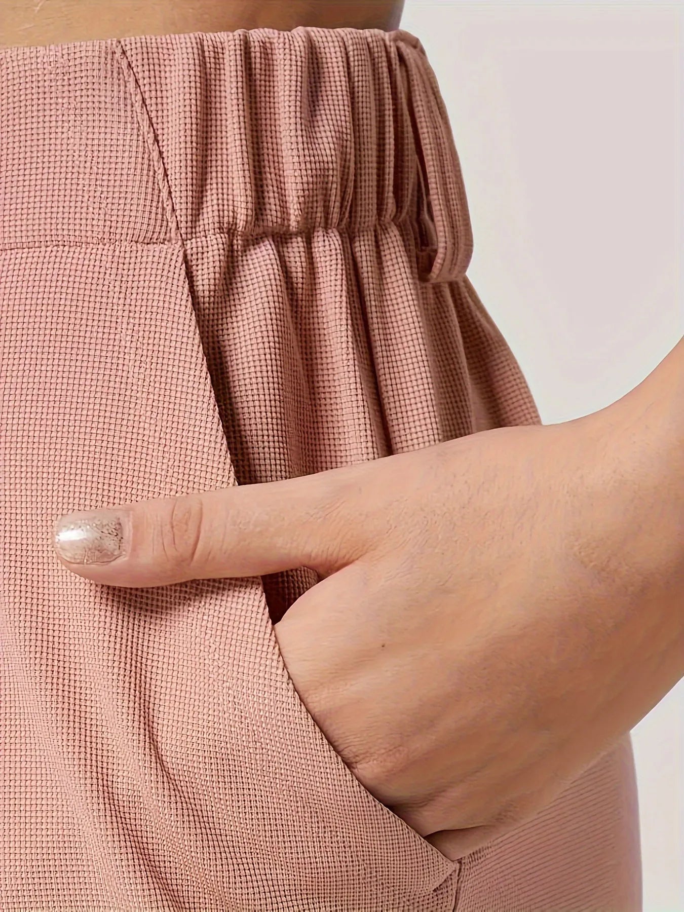 Women’s Wide Leg Waffle Trousers