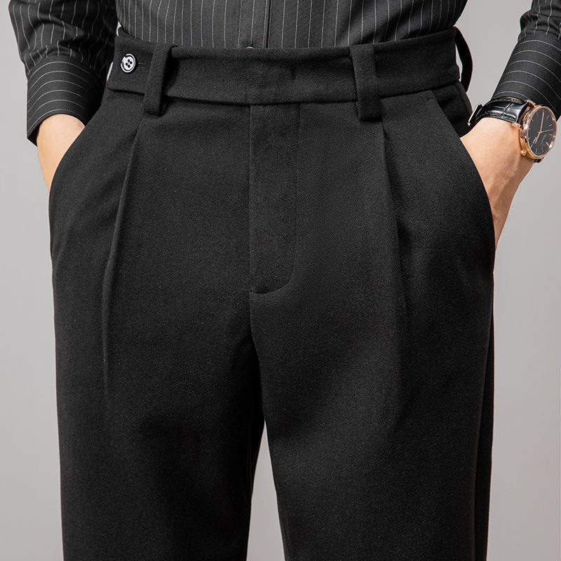 Men’s Thickened Straight Pants