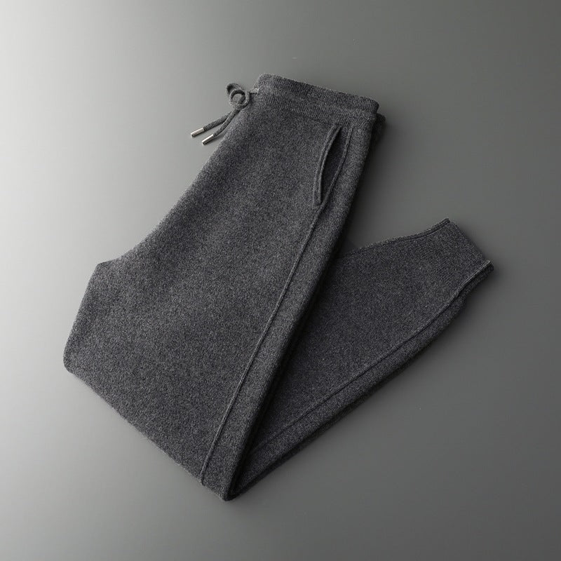 Men’s Knitted Wool Joggers