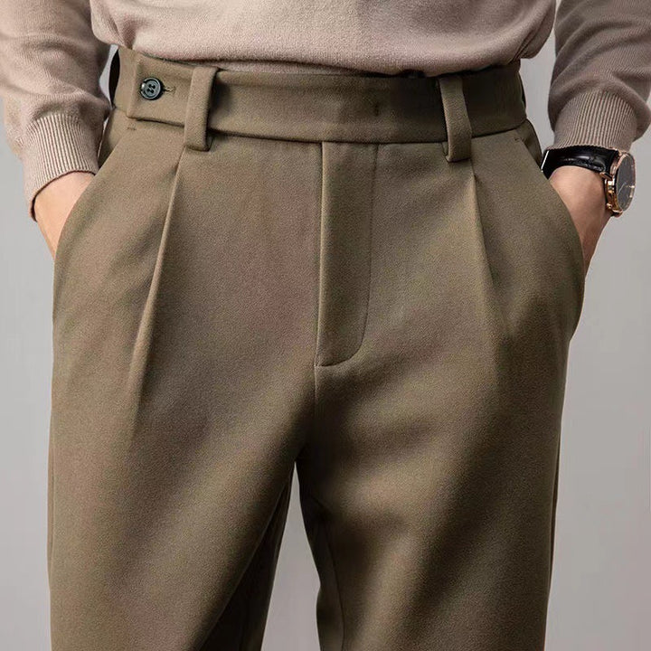 Men’s Thickened Straight Pants