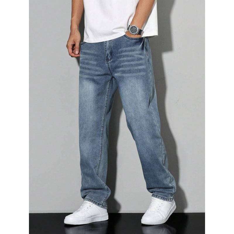 Men’s Casual Straight-Leg Jeans