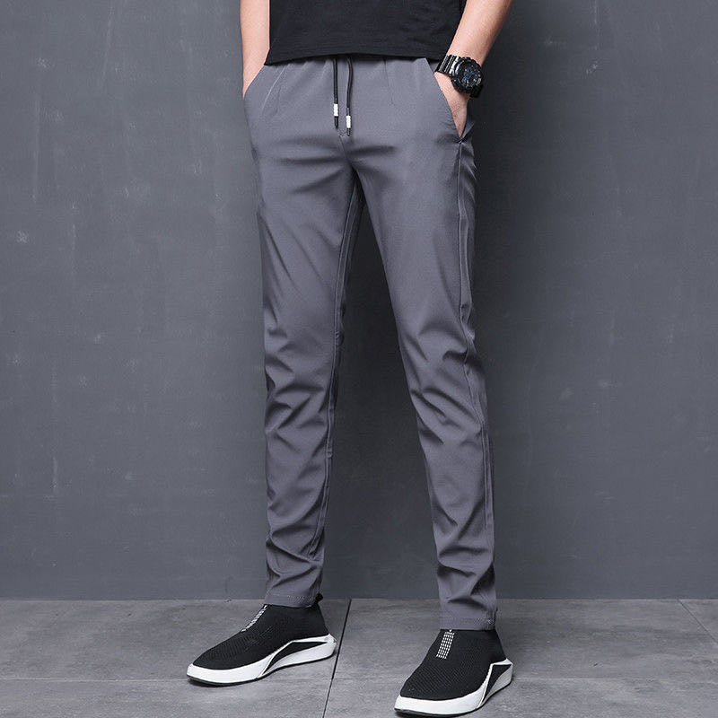 Men’s High-Elastic Thin Trousers