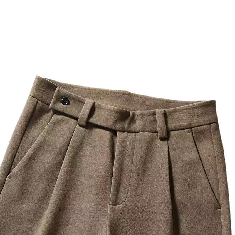 Men’s Thickened Straight Pants