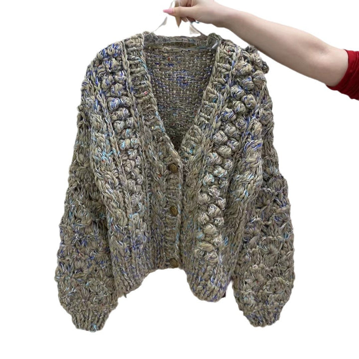 Chunky Textured Knit Cardigan