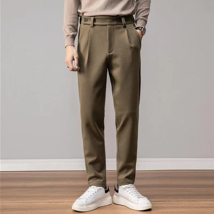 Men’s Thickened Straight Pants