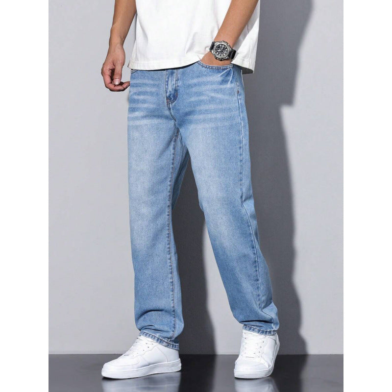 Men’s Casual Straight-Leg Jeans