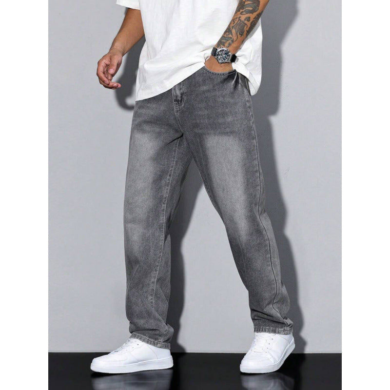 Men’s Casual Straight-Leg Jeans