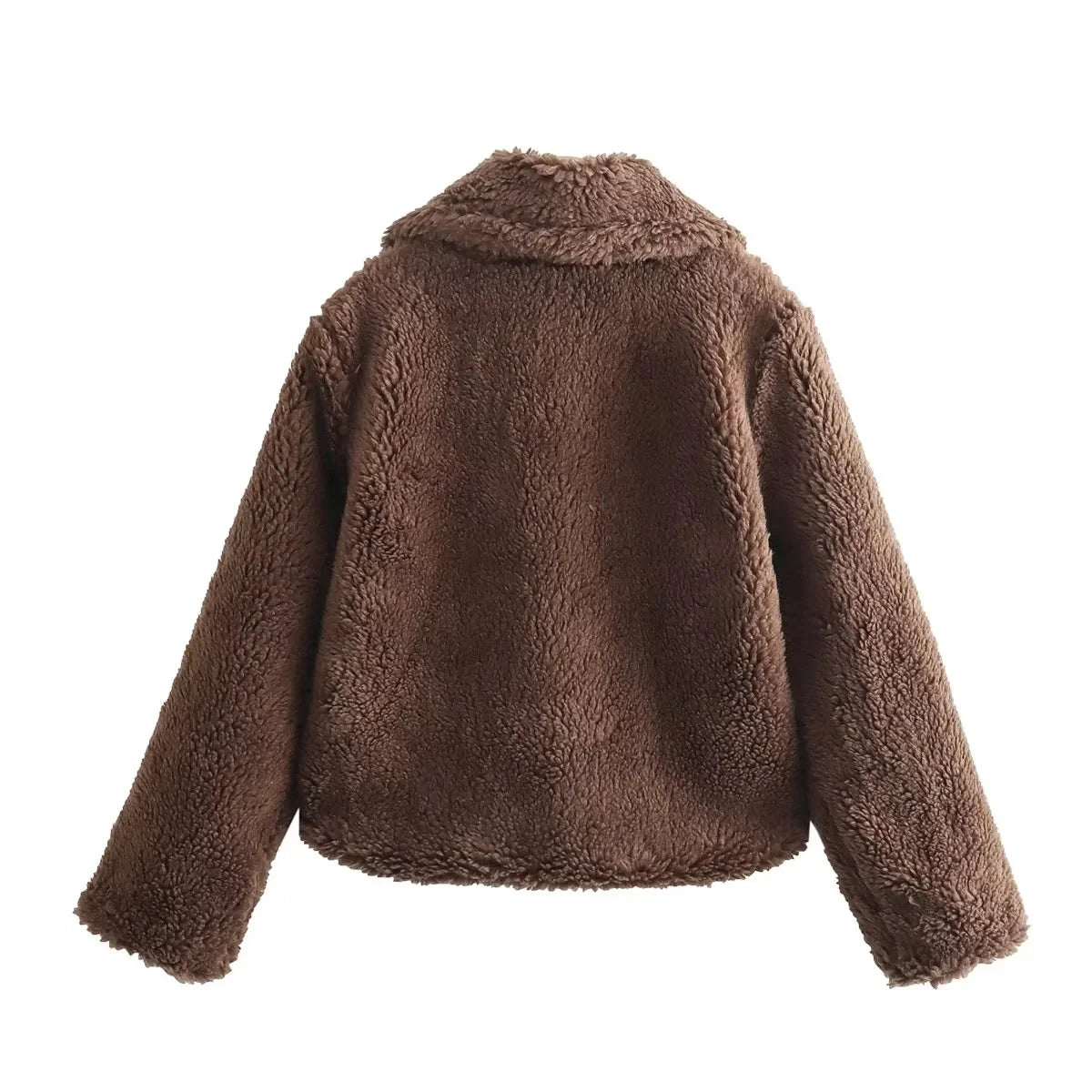 Oversized Lamb Cashmere Teddy Jacket