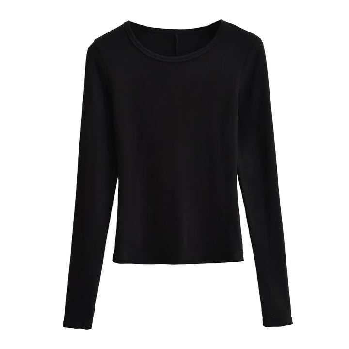 Women’s Basic Long Sleeve Cotton T-Shirt
