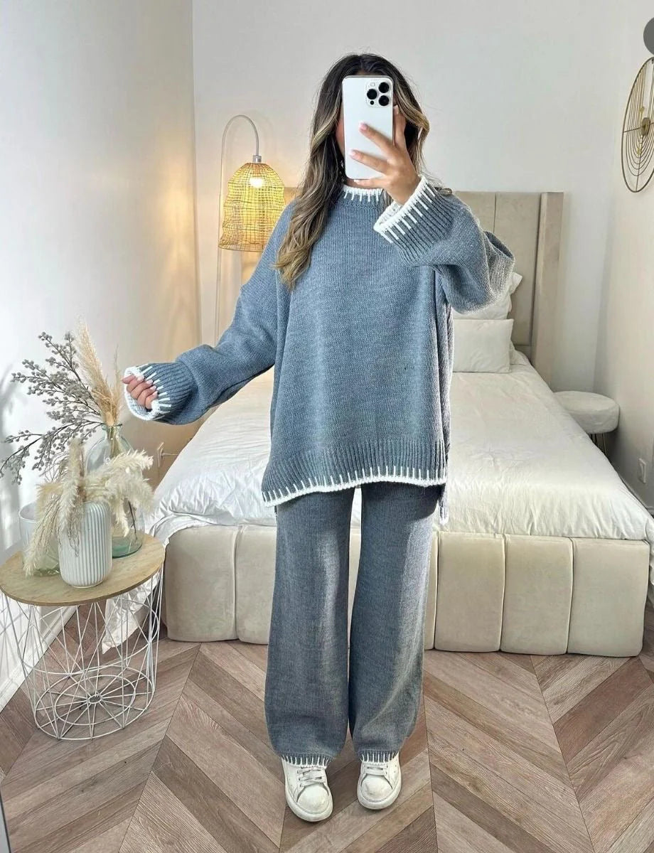 Strick-Loungewear-Set für Damen