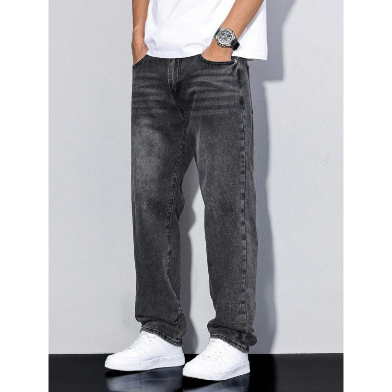 Men’s Casual Straight-Leg Jeans