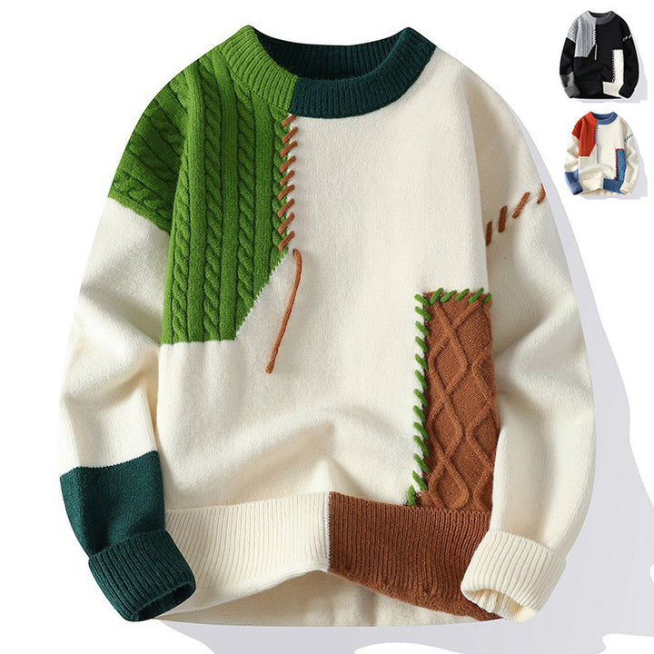 Men’s Colorblock Knit Sweater