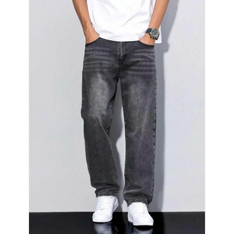 Men’s Casual Straight-Leg Jeans