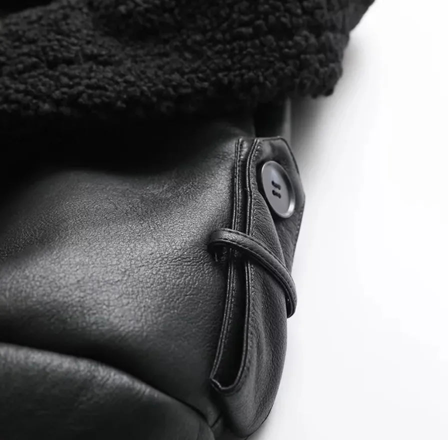 Women’s Faux Shearling Aviator Jacket