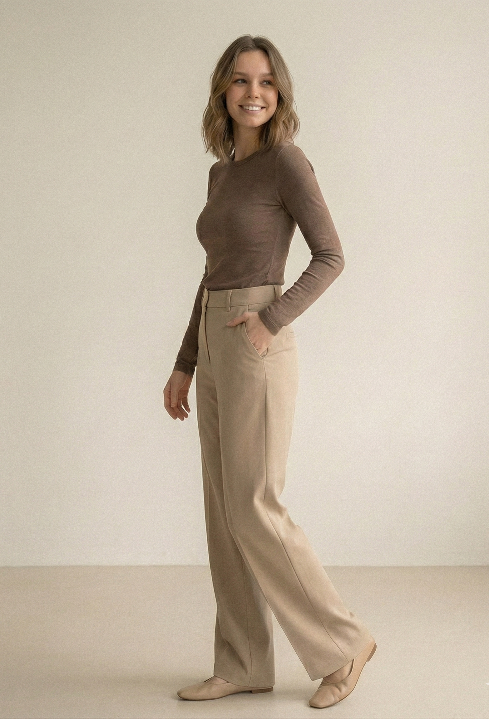 Women’s Basic Long Sleeve Cotton T-Shirt